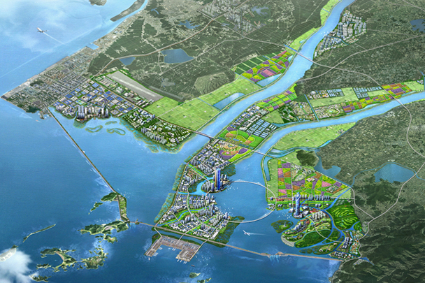 ARIUL 3 - Air view of Saemangeum