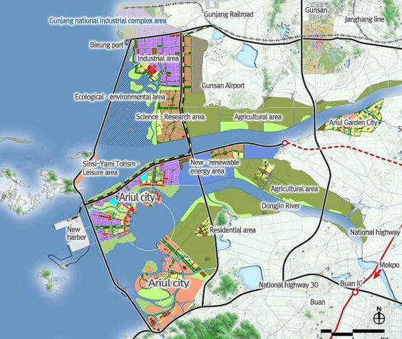 ARIUL 4 - Plan for Saemangeum land use and infrastructure
